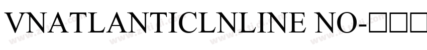VNAtlanticlnline No字体转换